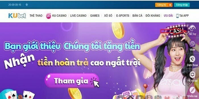 Sảnh game đẳng cấp tại Kubet11 nét