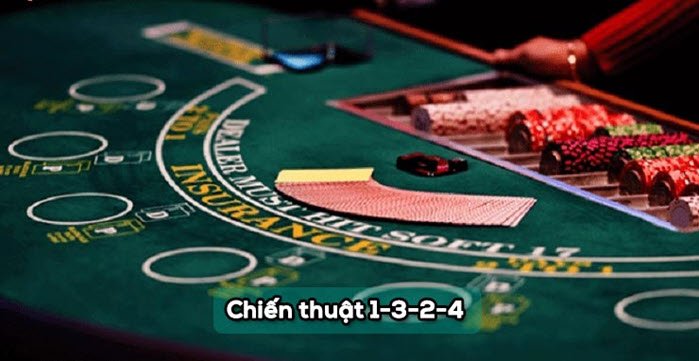 Chiến thuật chơi Baccarat 1 - 3 - 2 - 4 